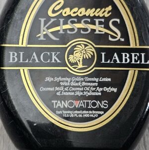Ed Hardy Coconut Kisses Black Label Dark Tanning Lotion 13.5 Oz Like New
